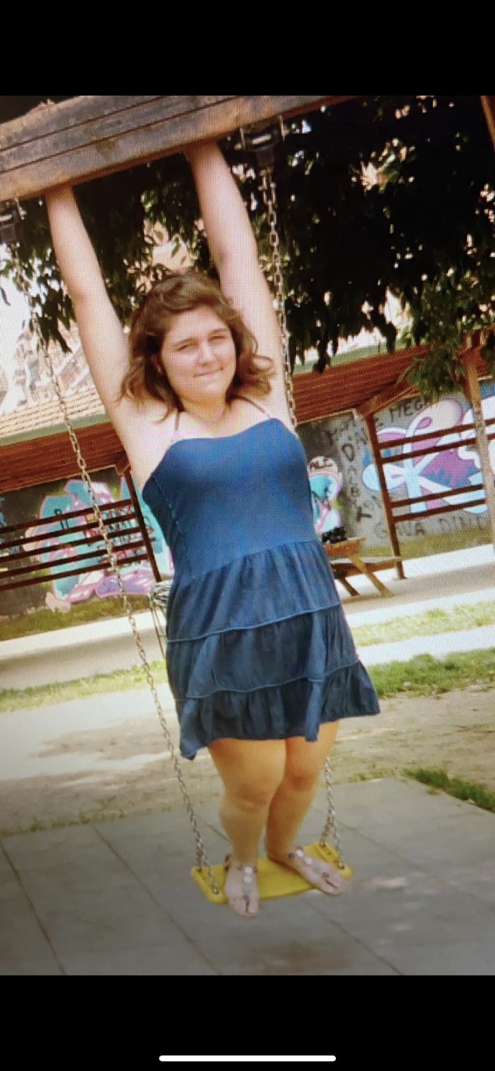 Una foto di Silvia dai suoi ricordi personali